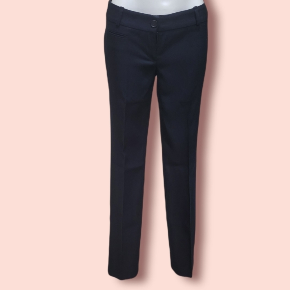 Loft Pants Marisa Trouser Women’s Sz 2 Straight Leg Blue Mid Rise 30x31